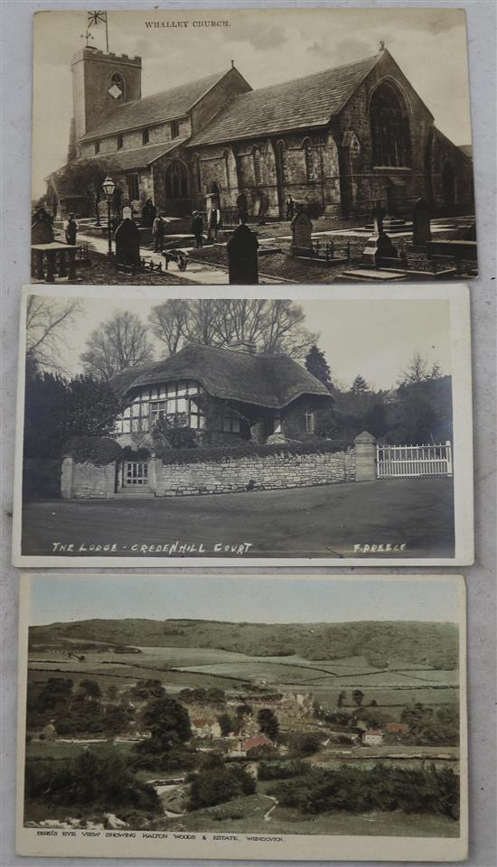 A large quantity of assorted topographical postcards.